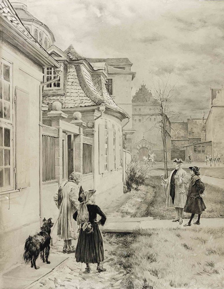 Moses Mendelssohn in Wolfenbüttel